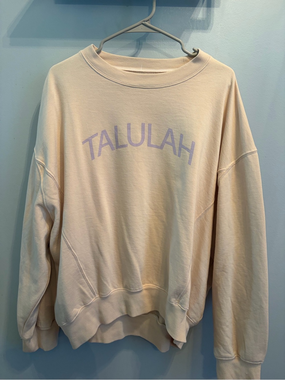 Talulah Cream Logo Crewneck Sweater
Brand new no tags.